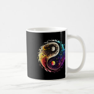 Yin Yang, Sonne, Mond, Universum, Tai Chi, Qigong, Kaffeetasse