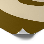 Yin-Yang-Sonne und Mond Poster (Ecke)