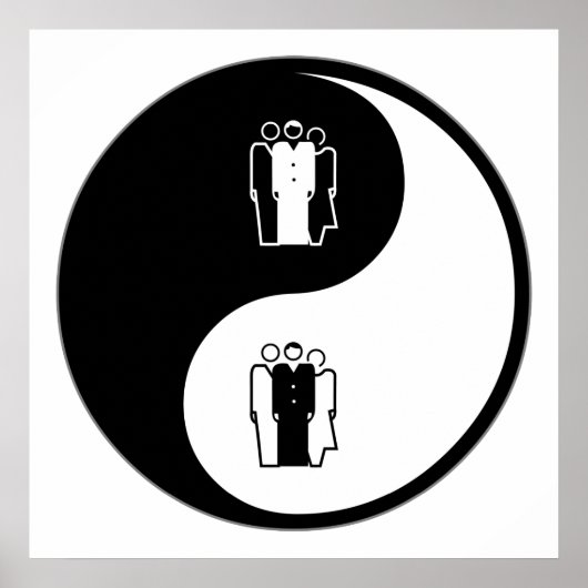 Yin Yang Soziologie Poster (Vorne)