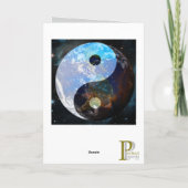 Yin Yang Space Grafikkarte Karte (Rückseite)