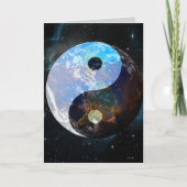 Yin Yang Space Grafikkarte Karte (Vorderseite)