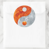 Yin & Yang Spiritual Harmony Sun & Moon Sticker (Tasche)
