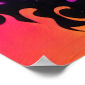 Yin Yang Spirituelle Harmonie Poster (Ecke)