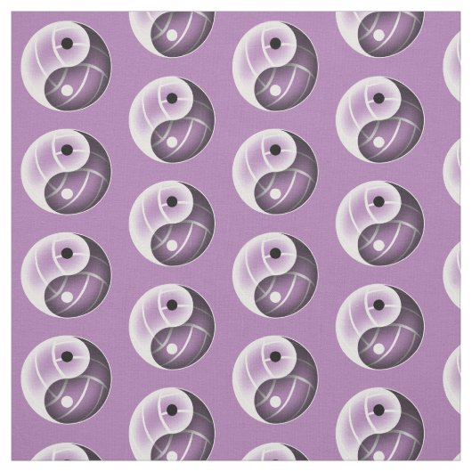 Yin Yang Sportvolleyball-Lavendel oder JEDE Farbe Stoff (Muster)