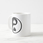 Yin Yang Stadtplanung Kaffeetasse (Vorderseite Links)