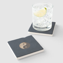 Yin Yang Steinuntersetzer