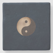 Yin Yang Steinuntersetzer (Vorderseite)