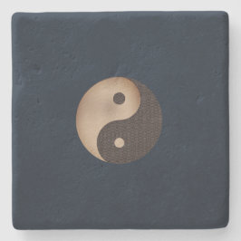 Yin Yang Steinuntersetzer