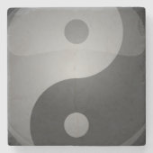 Yin Yang Steinuntersetzer (Vorderseite)
