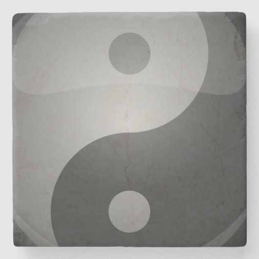 Yin Yang Steinuntersetzer (Vorderseite)