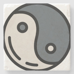 Yin-Yang Steinuntersetzer