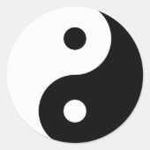 Yin Yang Sticker (Vorderseite)