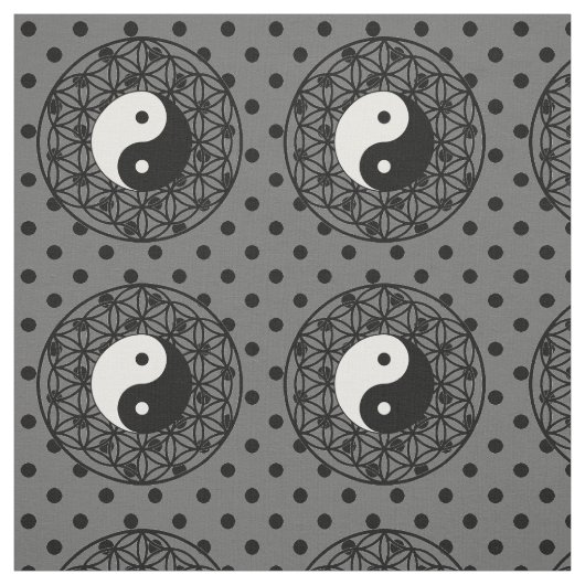 Yin Yang Stoff (Muster)