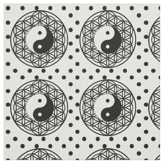 Yin Yang Stoff (Muster)