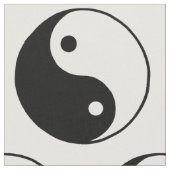 Yin Yang Stoff (Nahaufnahme)