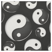 Yin Yang Stoff (Nahaufnahme)