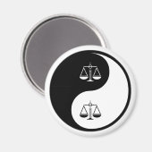 Yin Yang Strafjustiz Magnet (Vorderseite/Rückseite)