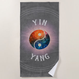 Yin Yang Strandtuch