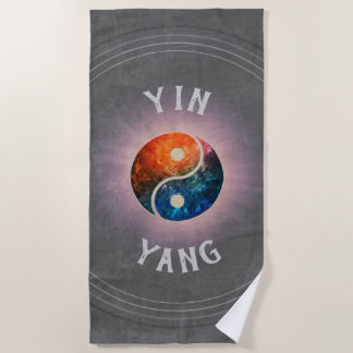 Yin Yang Strandtuch