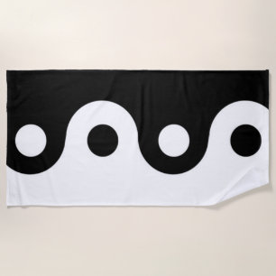 Yin Yang Strandtuch