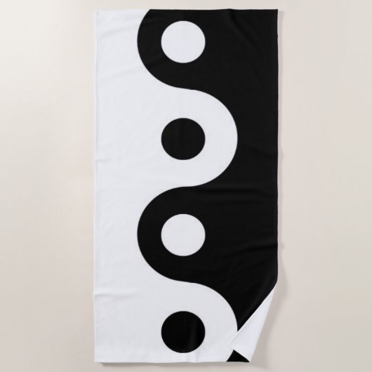 Yin Yang Strandtuch (Vorderseite)