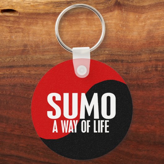 Yin Yang Sumo 1 Schlüsselanhänger (Vorderseite)
