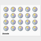 Yin Yang Sun/Moon Sticker (Blatt)