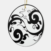 Yin Yang Swirl Ornament (Links)
