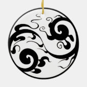 Yin Yang Swirl Ornament (Hinten)