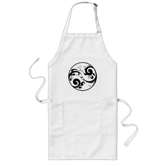 Yin Yang Swirl Schürze (Vorne)