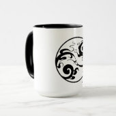 Yin Yang Swirl Tasse (Vorderseite Links)