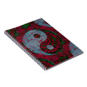 Yin Yang Symbol Art Notizblock (Rechte Seite)
