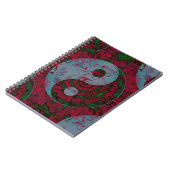 Yin Yang Symbol Art Notizblock (Linke Seite)