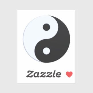 Yin-Yang-Symbol Aufkleber