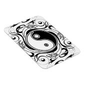 Yin & Yang Symbol Black and White Tattoo Style Magnet (Rechte Seite)