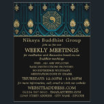 Yin & Yang Symbol, Buddhistische Gruppenwerbung Flyer<br><div class="desc">Yin & Yang Symbol,  buddhistische Gruppe Werbe-Flyer von der Business Card Store.</div>