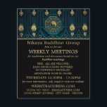 Yin & Yang Symbol, Buddhistische Gruppenwerbung Flyer<br><div class="desc">Yin & Yang Symbol,  buddhistische Gruppe Werbe-Flyer von der Business Card Store.</div>