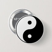 Yin Yang Symbol: Button (Vorne & Hinten)