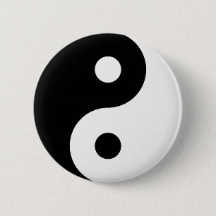 Yin Yang Symbol Button