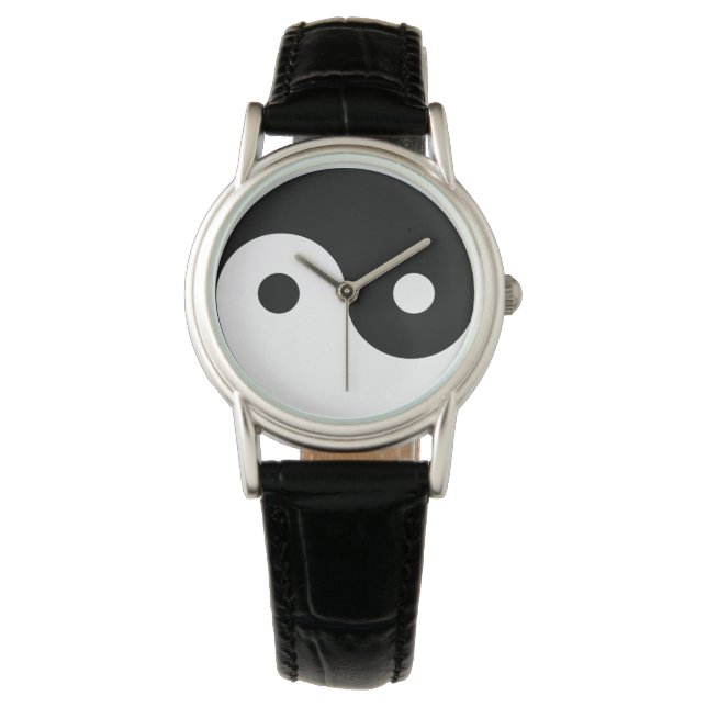 Yin Yang Symbol Cheeky Hexy® Watch Armbanduhr (Vorderseite)