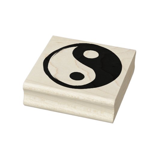 Yin Yang Symbol Dark and Light Gummistempel (Stempel)