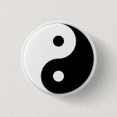 Yin/Yang-Symbol erhöht Button (Vorderseite)