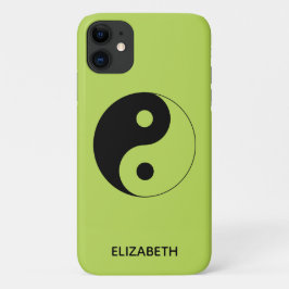 Yin Yang Symbol|Green Personalisiert Case-Mate iPhone Hülle