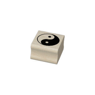 Yin Yang-Symbol Gummistempel