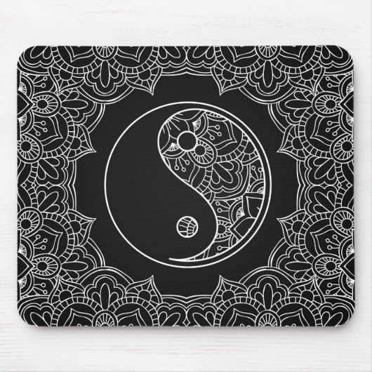 Yin Yang Symbol in der Mousepad (Vorne)