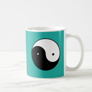 Yin Yang Symbol Kaffeetasse