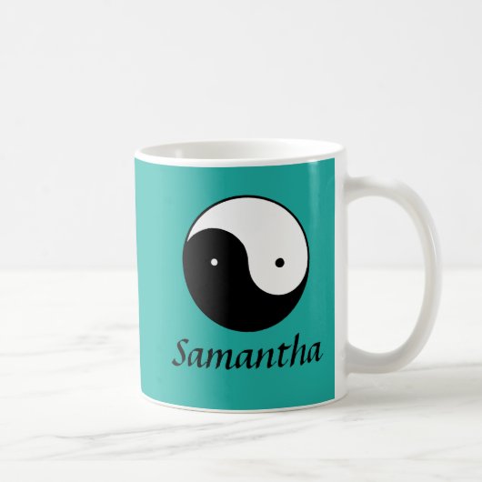 Yin Yang Symbol Kaffeetasse (Rechts)