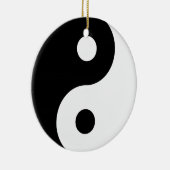 Yin Yang Symbol Keramik Ornament (Rechts)