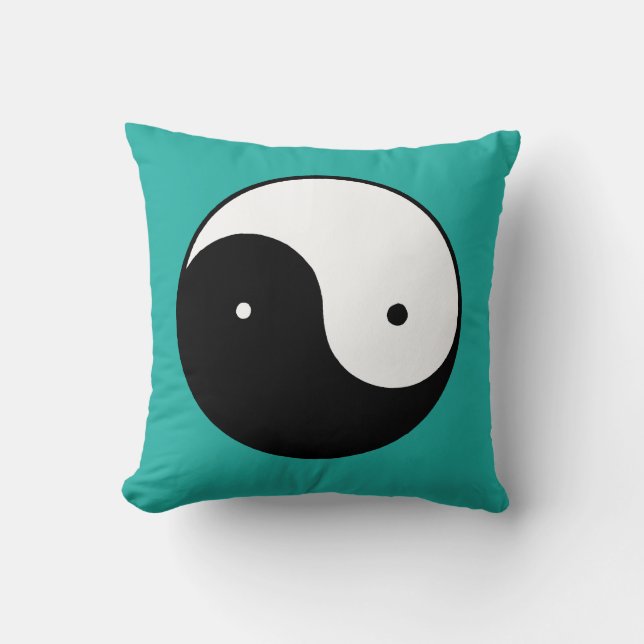 Yin Yang Symbol Kissen (Vorderseite)