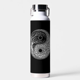 Yin Yang Symbol Lebensbaum Trinkflasche